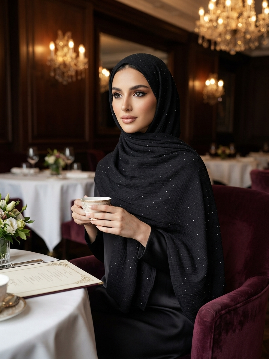 شال نخی درختی نگیندار