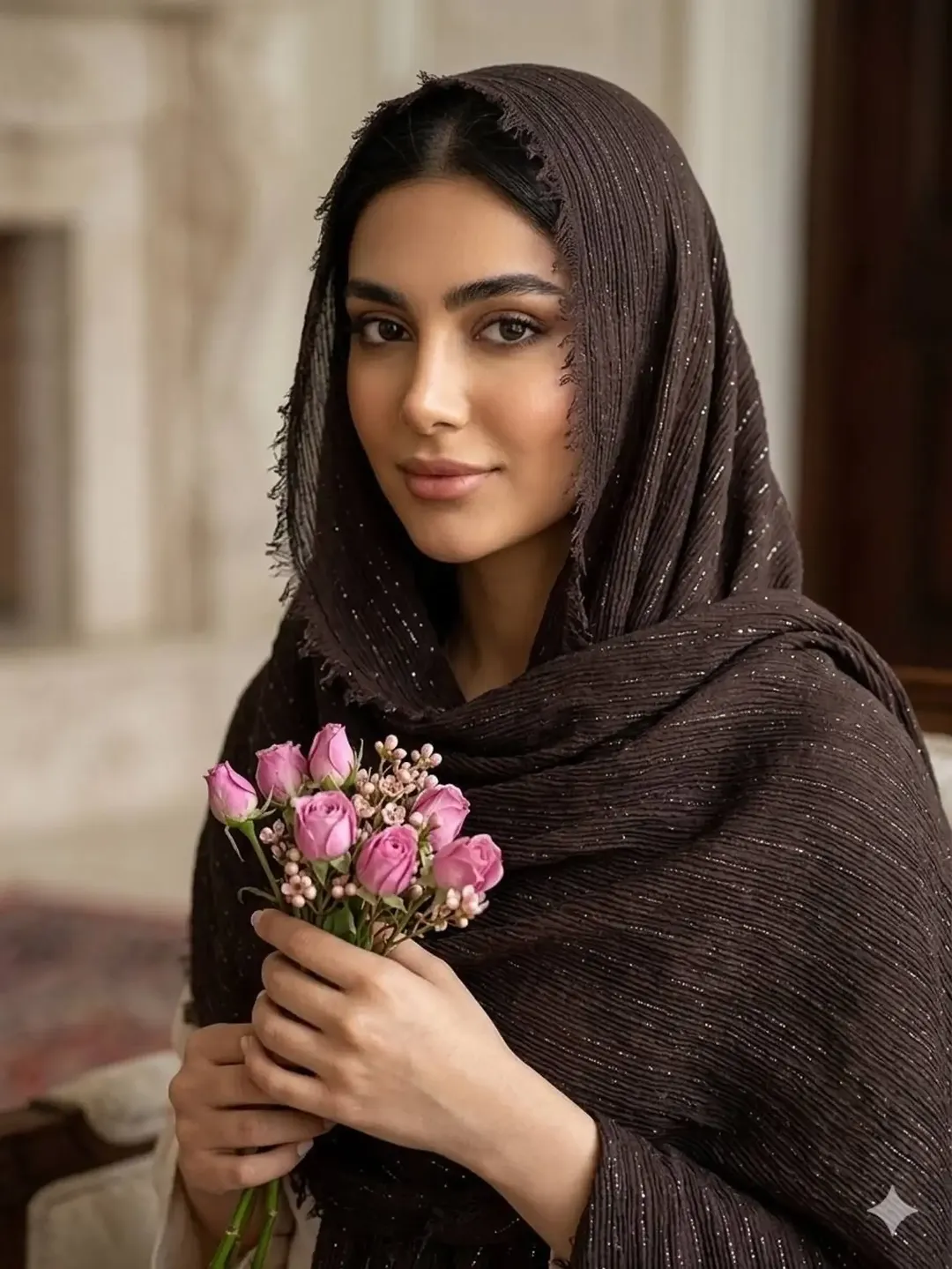 شال برشکا لمه دور ریش