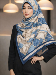 روسری ابریشم وارداتی ۱۳۰