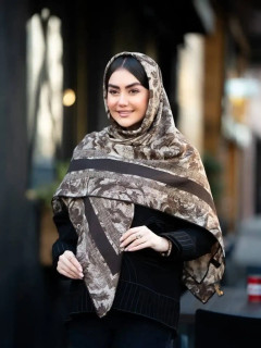 روسری نخی موکا سیا اسکارف ۱۳۰