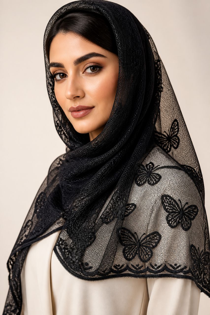 شال تور مخمل برجسته