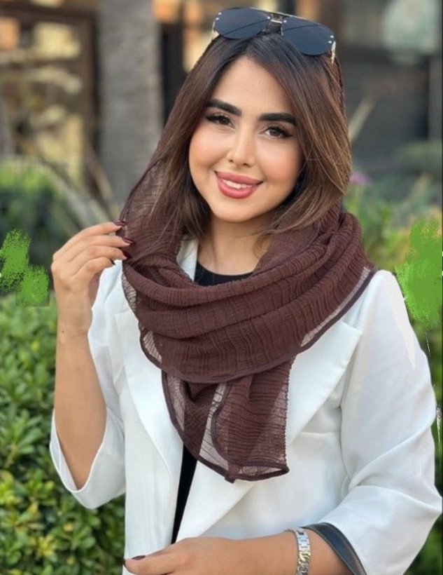 شال تور وارداتی دورگان دوزی قواره بزرگ؛ مشکی؛ قهوه ای