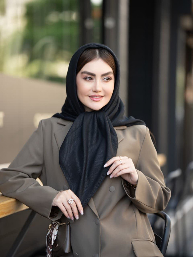 روسری نخ لمه قواره ۱۰۰ در رنگبندی