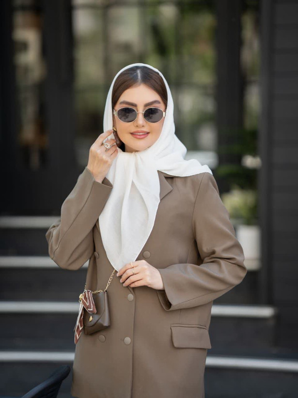 روسری نخ لمه قواره ۱۰۰ در رنگبندی