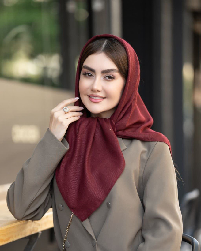 روسری نخ لمه قواره ۱۰۰ در رنگبندی