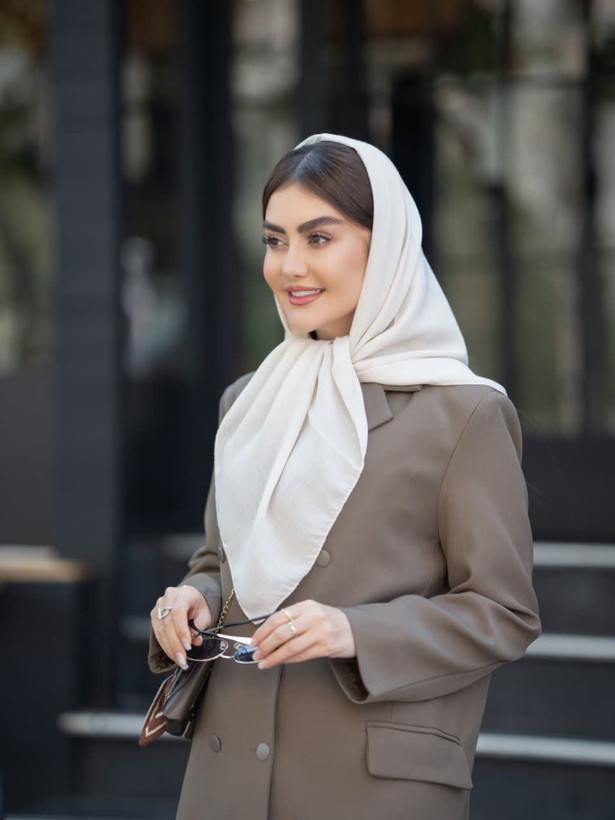 روسری نخ لمه قواره ۱۰۰ در رنگبندی